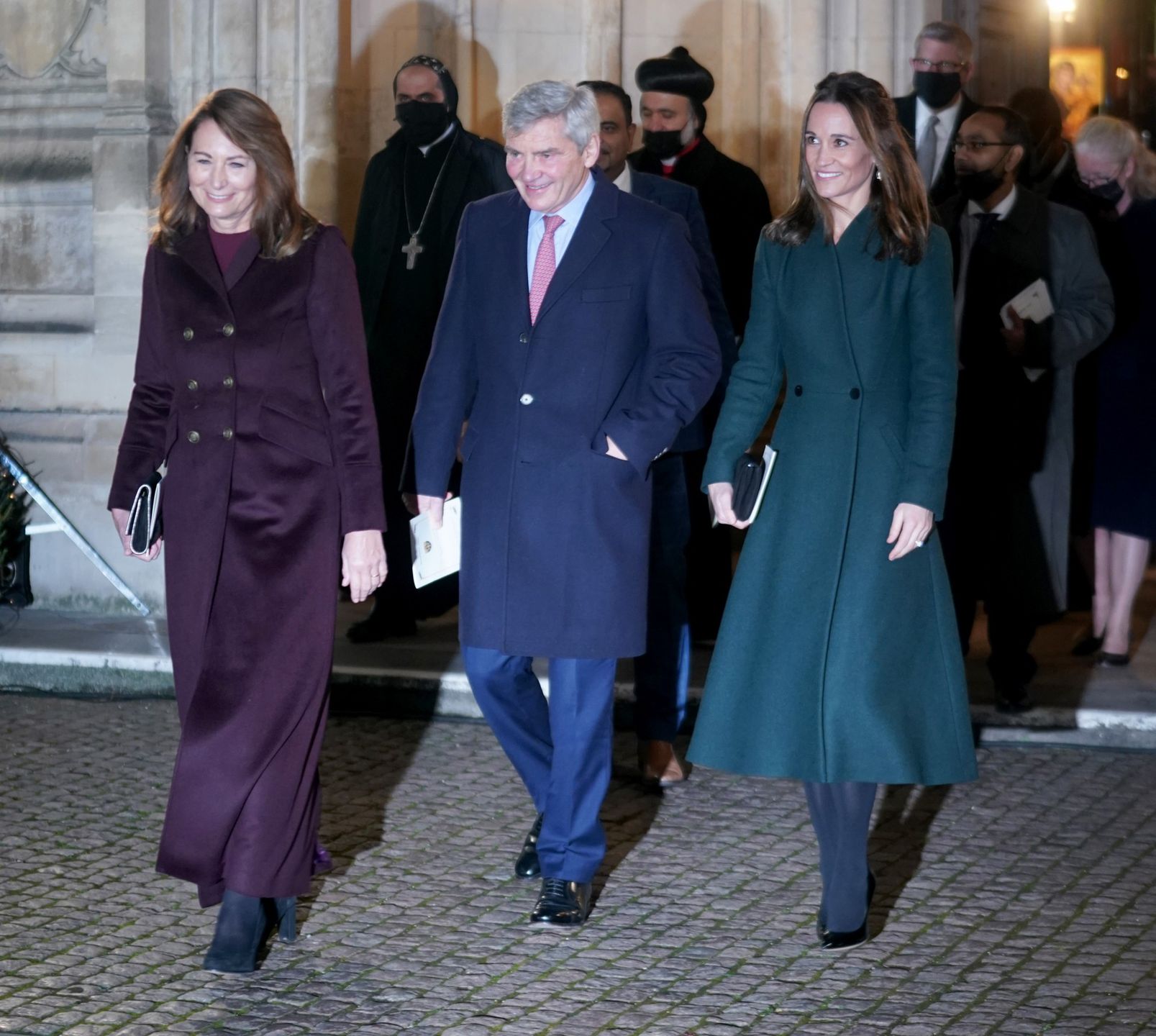 Carol, Michael, Pippa Middleton na koncercie kolęd