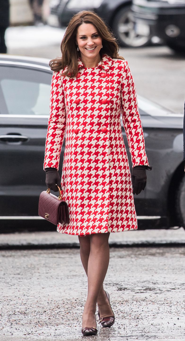 Kate Middleton postawiła na czerwień 