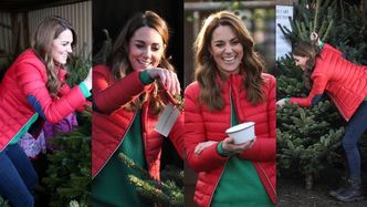 Roześmiana księżna Kate rozdaje potrzebującym choinki na jarmarku świątecznym  (ZDJĘCIA)