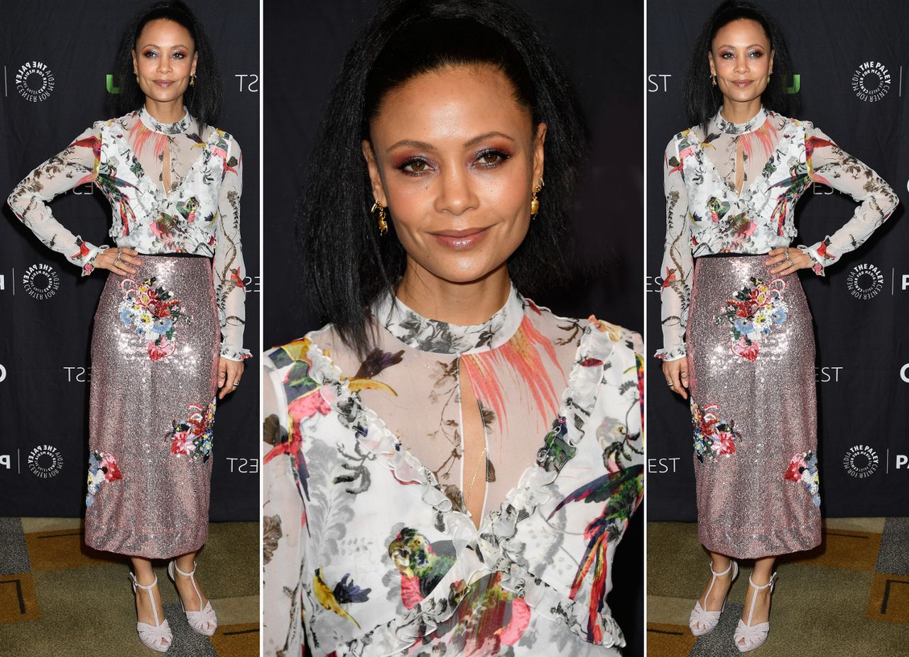 LOOK OF THE DAY: Thandie Newton w rajskim zestawie Erdem