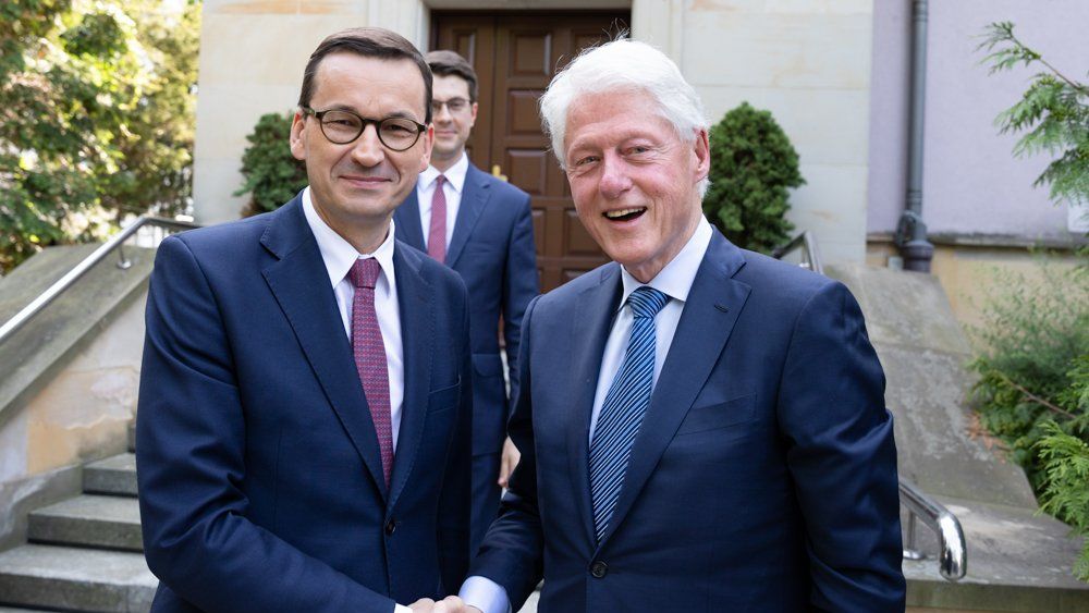 Mateusz Morawiecki spotkał się z Billem Clintonem
