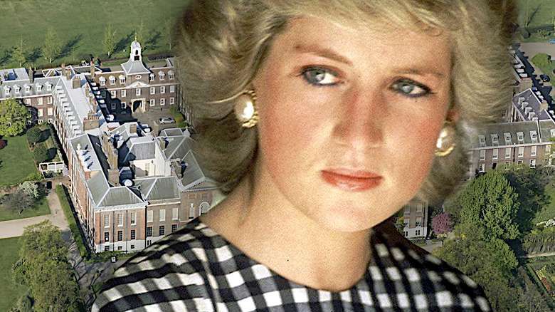 Księżna Diana, pałac Kensington