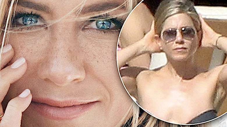 Jennifer Aniston na plaży