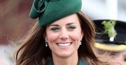 Kate Middleton w zielonym kostiumie