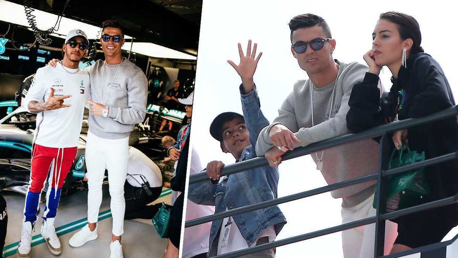 Cristiano Ronaldo - Georgina Rodriguez - Lewis Hamillton