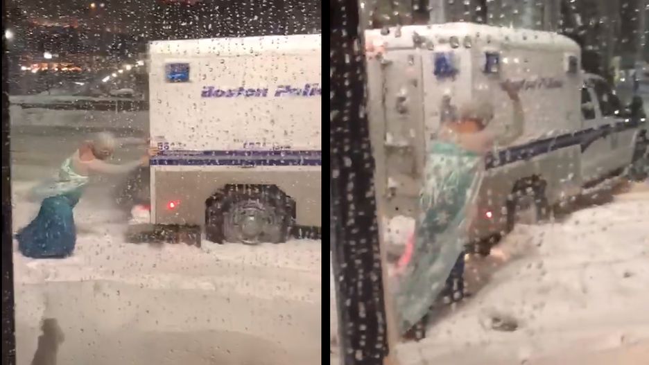 "Elsa" jasno wydawała wskazówki policjantom.