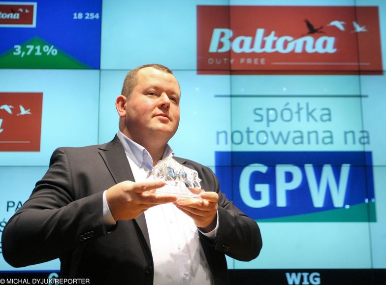 Baltona zadebiutowała na giełdzie w 2013 roku. Na zdjęciu jej ówczesny prezes Andrzej Uryga