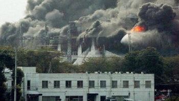 Pożar w Bridgestone