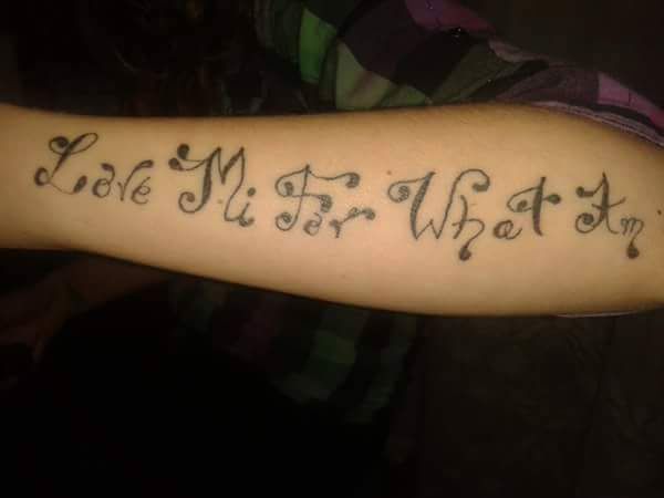 "Love mi for what am "