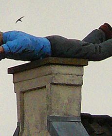 Nawiedzony dom i facet na kominie - zdjęcia Internautów