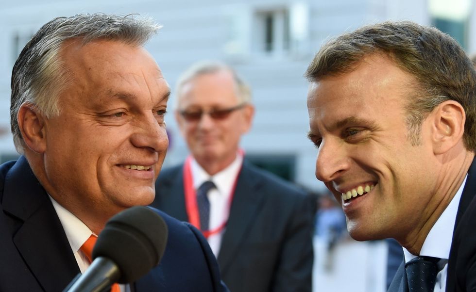 Viktor Orban i Emmanuel Macron 