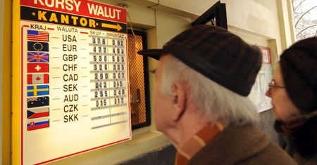 Kursy walut. Złoty zaczął tydzień od osłabienia