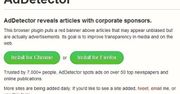 AdDetector: darmowa wtyczka wykrywająca "ciche" reklamy