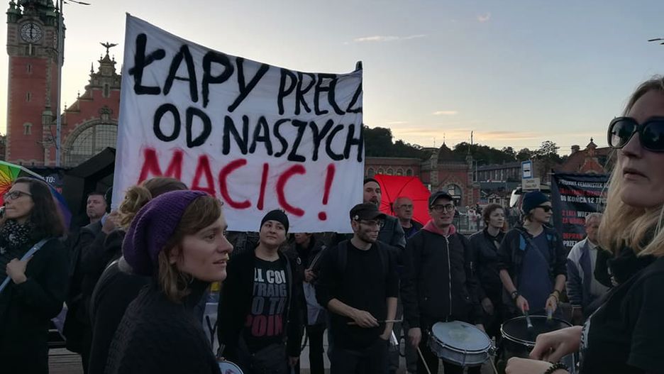 Czarny Wtorek - protest w Gdańsku.