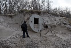 Sztorm odsłonił betonowe bunkry w Kołobrzegu