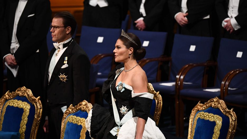Rozdanie Nagród Nobla. Księżniczce Wiktorii towarzyszył mąż