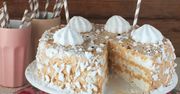 Kawowy tort bezowy