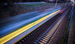 Płyta wiaduktu spadła tuż przed nadjeżdżającym pociągiem