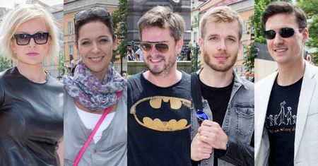 Joanna Racewicz w nowej fryzurze, Mateusz Damięcki i Tomasz Ciachorowski na imprezie motoryzacyjnej [ZDJĘCIA]