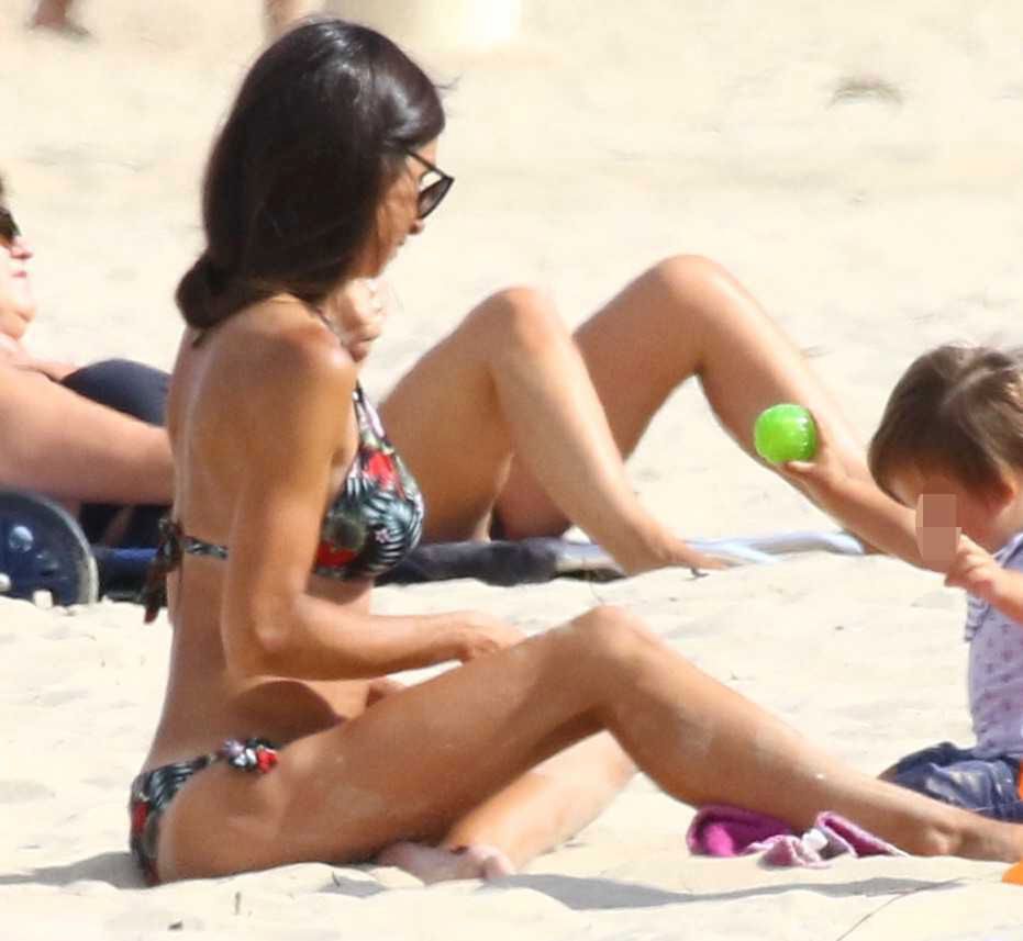 Marta Kaczyńska w bikini na plaży w Sopocie