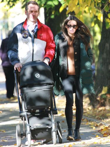Marta Kaczyńska z mężem i synem spacerowała ulicami Gdyni