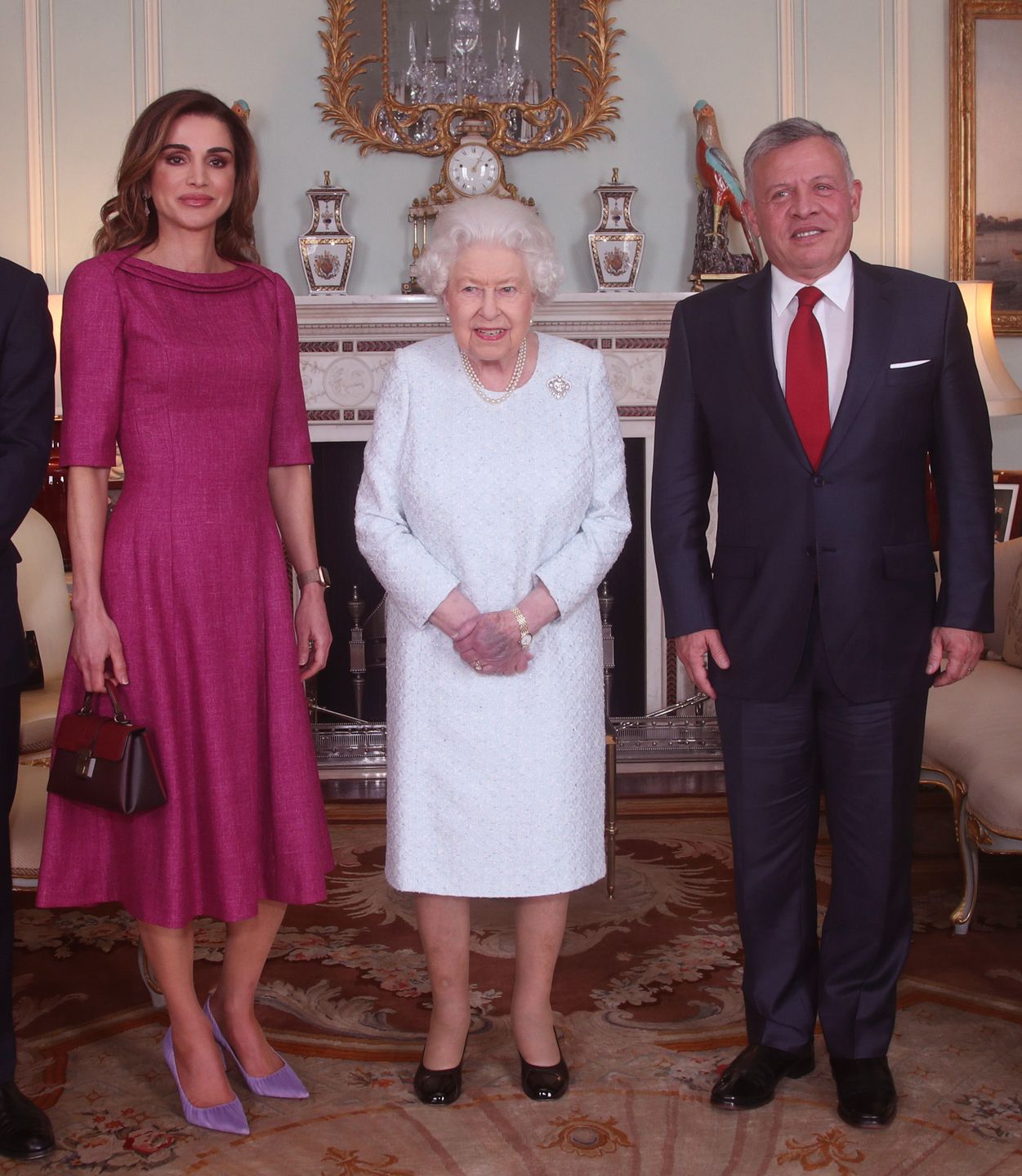 Królowa Elżbieta II podczas spotkania z królową Jordanii w styczniu 2019 r. 