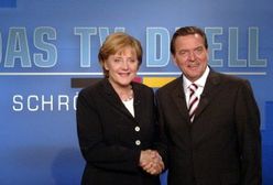 Schroeder zwycięzcą pojedynku z Merkel