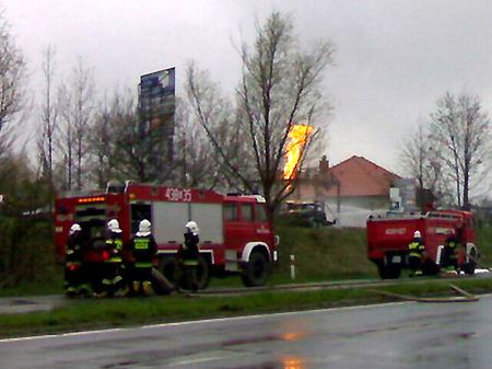 Wybuch na stacji benzynowej w Ustroniu