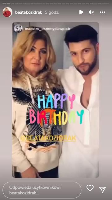 Życzenia dla Beaty Kozidrak