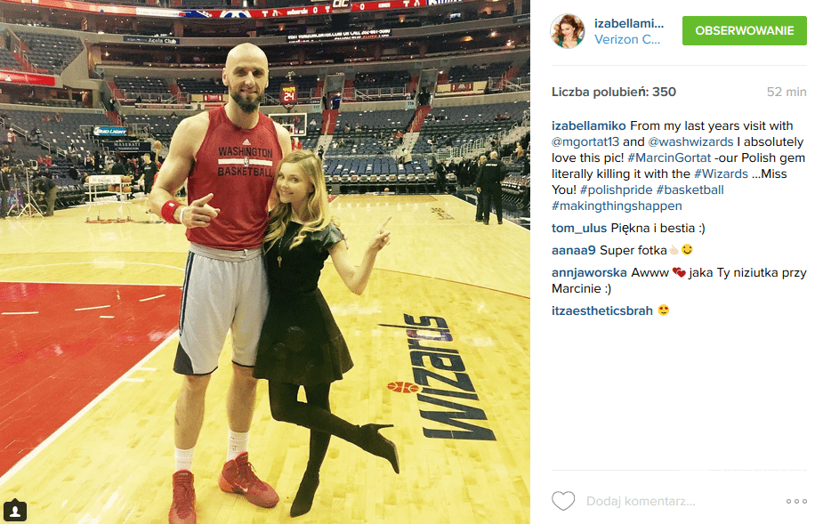 Iza Miko i Marcin Gortat