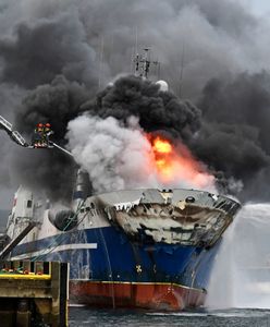 Norwegia: w porcie w Tromsö płonie rosyjski statek. Ewakuowano okolice portu