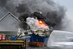 Norwegia: w porcie w Tromsö płonie rosyjski statek. Ewakuowano okolice portu