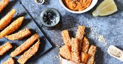 Pieczone frytki z batatów z dodatkami