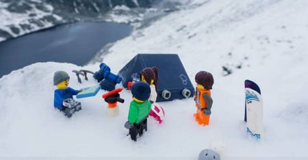Zima w Tatrach widziana oczami ludzików z Lego