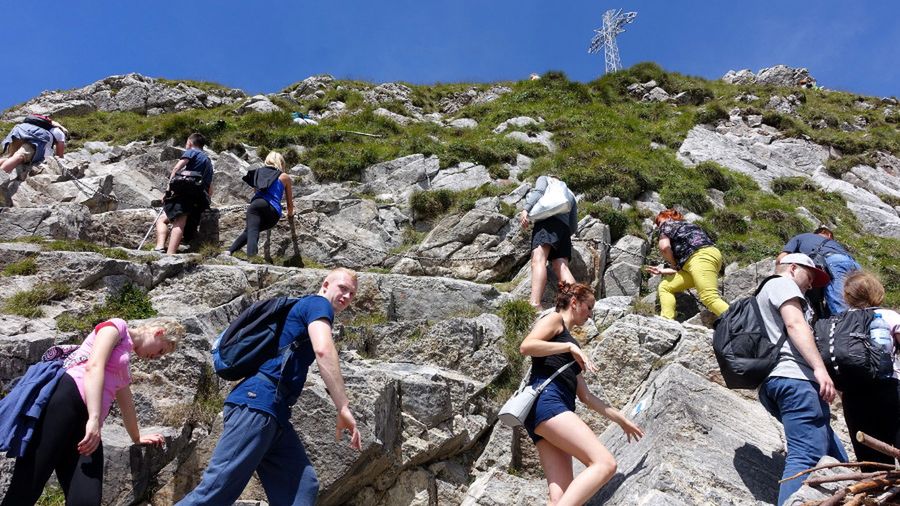 Polskie góry jak co roku przeżywają oblężenie