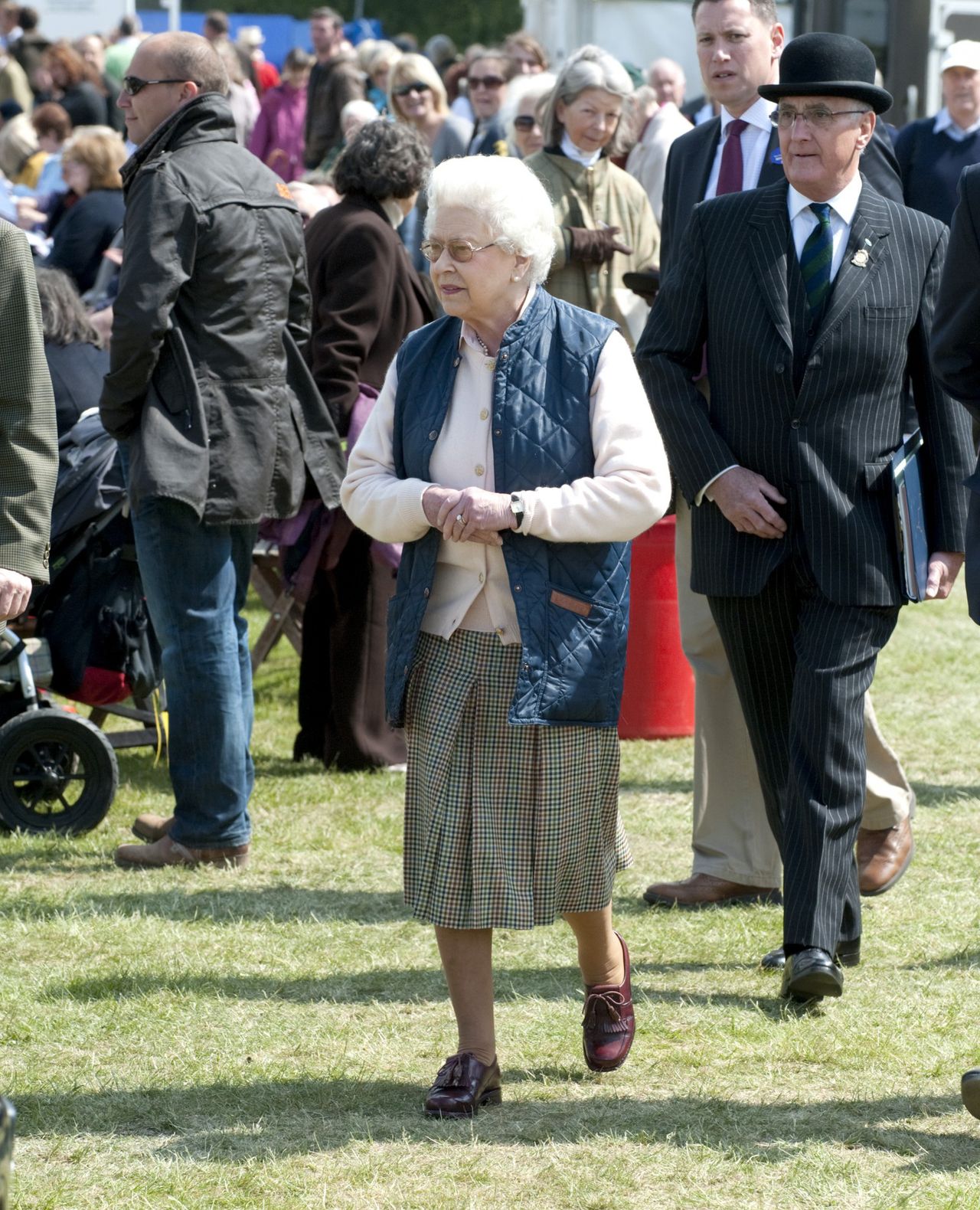 Królowa Elżbieta II podczas Royal Windsor Horse Show