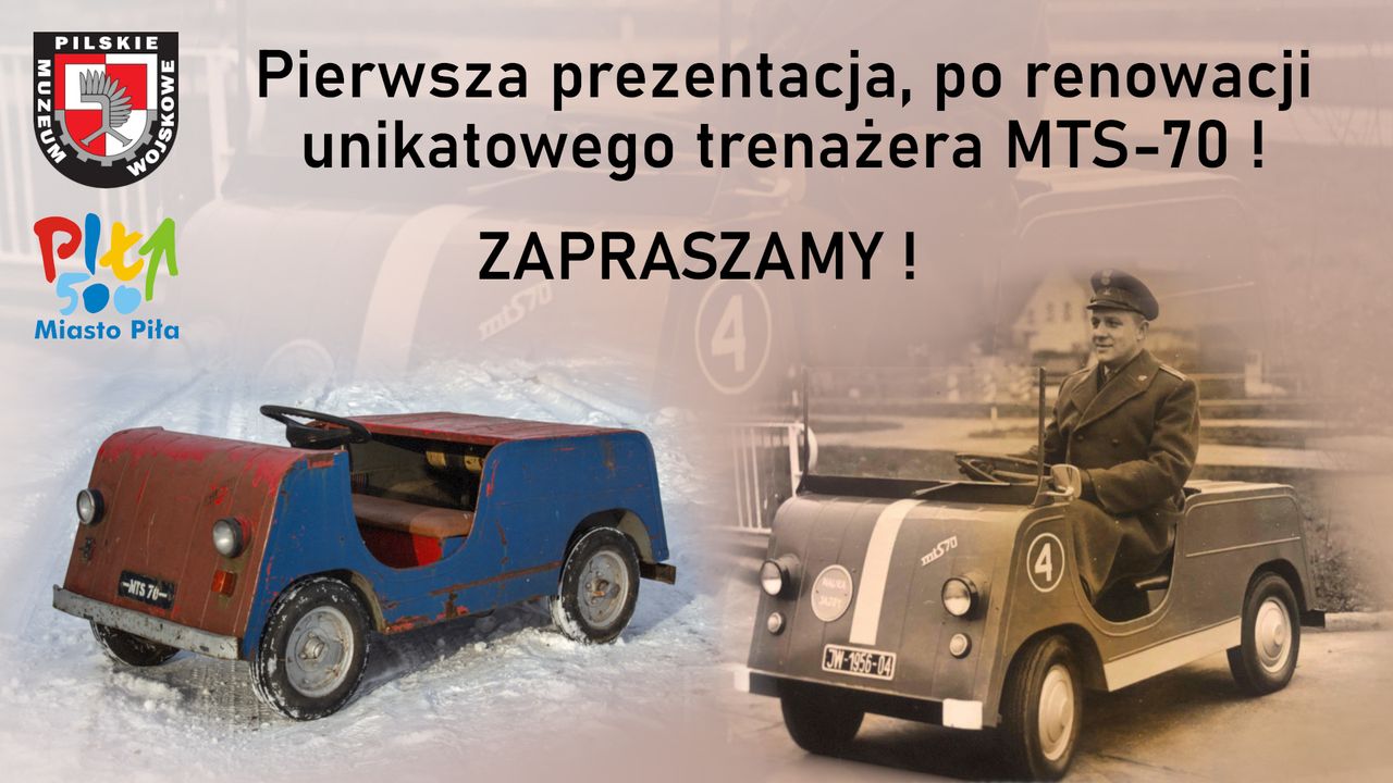 Pilskie Muzeum Wojskowe dynamiczna prezentacja trenażera MTS-70