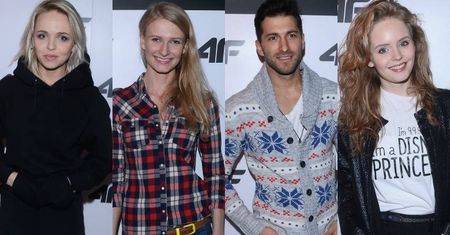Rafał Maślak, Candy Girl, Anna Piszczałka i Olga Kalicka na prezentacji kolekcji Ranity Sobańskiej dla 4F