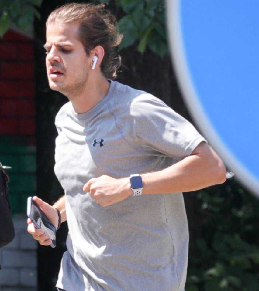 Taco Hemingway podczas joggingu