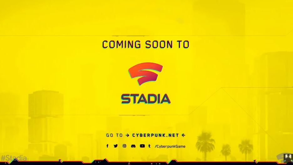 TAK! Cyberpunk 2077 również na Google Stadia