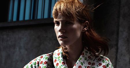 Jessica Chastain w reklamie Prada Resort 2017