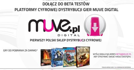 Muve Digital - ruszają betatesty polskiego sklepu dystrybucji cyfrowej