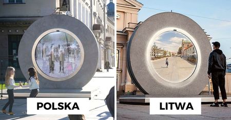 Futurystyczny portal połączył Lublin z Wilnem. Już teraz okazał się wakacyjnym hitem