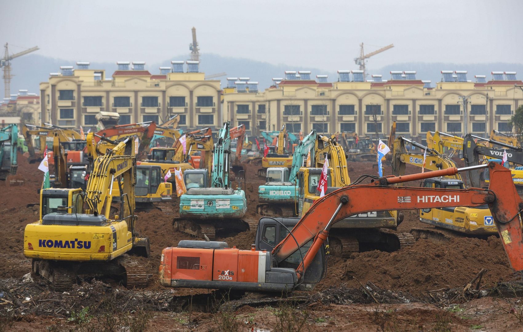 Budowany jest nowy szpital dla ofiar koronawirusa