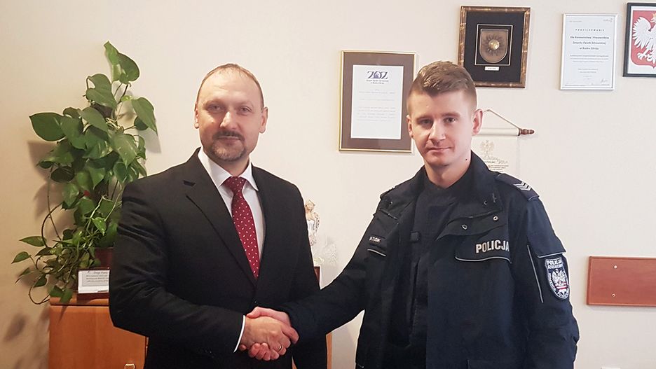 Dyrektor szpitala oraz zatrudniony w placówce policjant