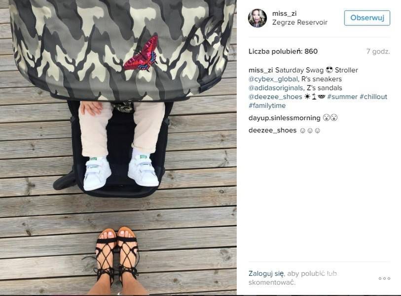 Zosia Ślotała pływała z córką na łódce