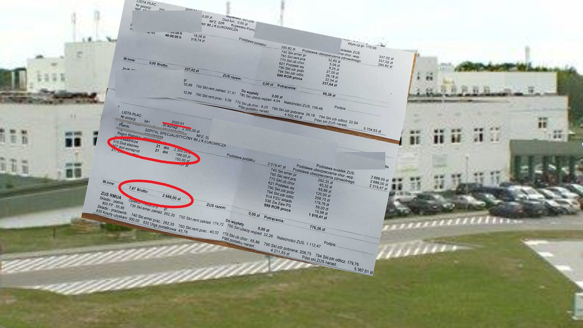 Inspektorzy wzięli pod lupę wynagrodzenia 200 pracowników działów gospodarczych, transportu i sekretarek szpitala w Chojnicach.