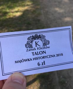 Historyczna majówka w Zamku Kliczków. Zapłacisz "talonami", o paragon sam musisz zawalczyć