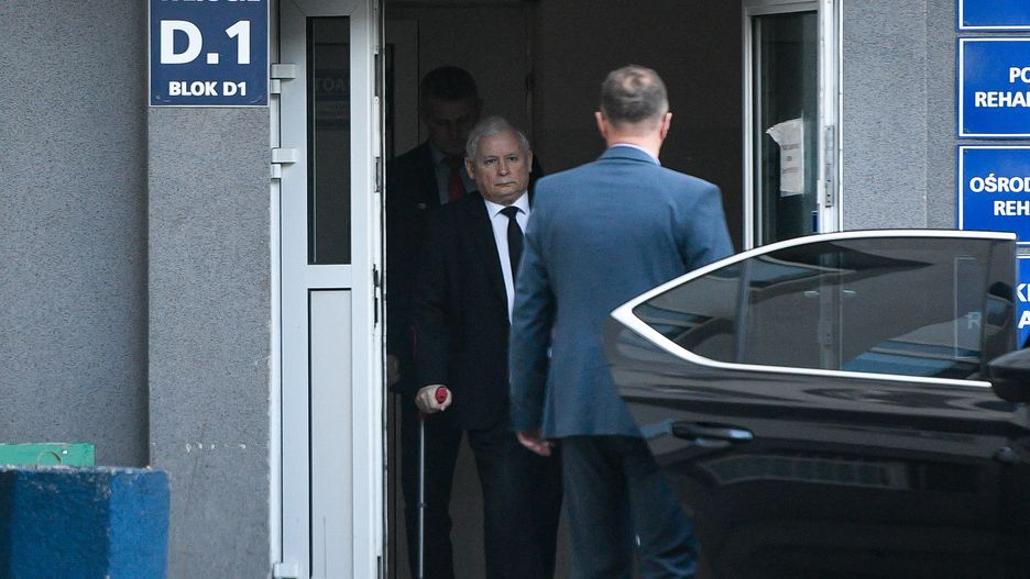 Prezes PiS Jarosław Kaczyński trafił do szpitala na początku maja
