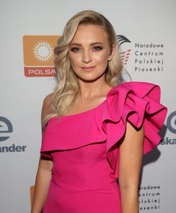 Barbara Kurdej-Szatan zachwyciła w różu na "Przebojach Opola"